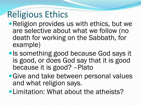 what are religious ethics